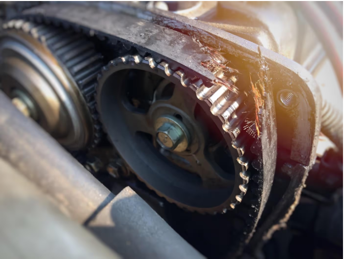 Damaged Timing Belt